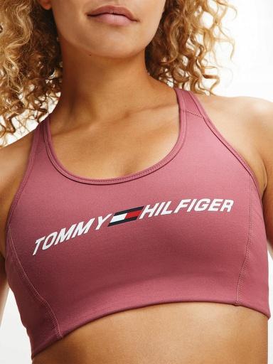 Actual product image Tommy Hilfiger Women's bra with medium intensity and graphics (XS)