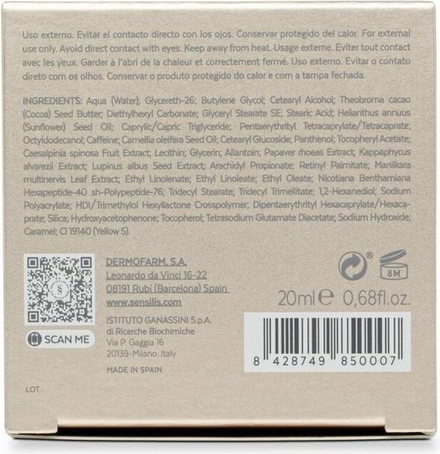 Image du produit Sensilis Eternalist A g e Contour des yeux Complexe anti-rides revitalisant 20ml (Soin des yeux Sérum, 20 ml, Journée)