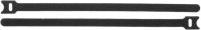 Produktbild ProXtend Hook and Loop 30cm x 12mm Black 50pcs (Klettkabelbinder, 300 mm, 50 Stk.)
