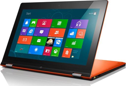 Actual product image Lenovo IdeaPad YOGA 13, i7 3537U, 13.3" HD+ Touch, orange (8 GB, CH)