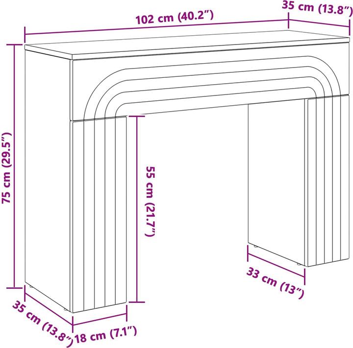 Image du produit vidaXL Moderner Couchtisch