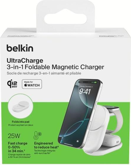 Actual product image Belkin Ultracharge 25 Watt Qi2 Magneti (25 W)