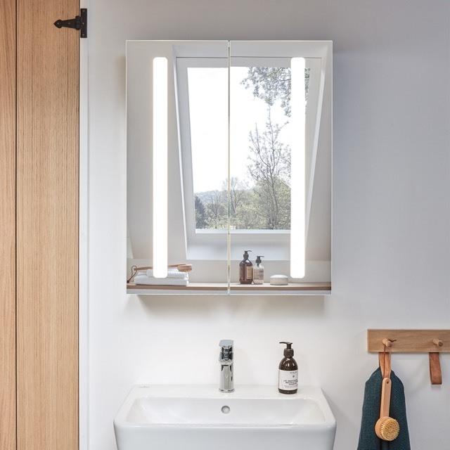 Actual product image Villeroy & Boch My View 14+ mirror cabinet A43360, 600 x 750 x 173 mm, with LED lighting vertical, l