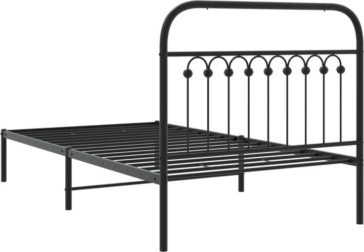 Actual product image VidaXL Bed frame with headboard (100 x 200 cm)
