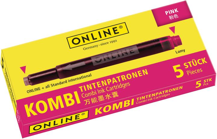 Produktbild Online Tintenpatronen Kombi (5 Stück, Pink)
