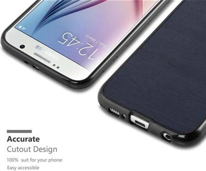 Produktbild Cadorabo TPU Wooden Cover (Samsung Galaxy S6)
