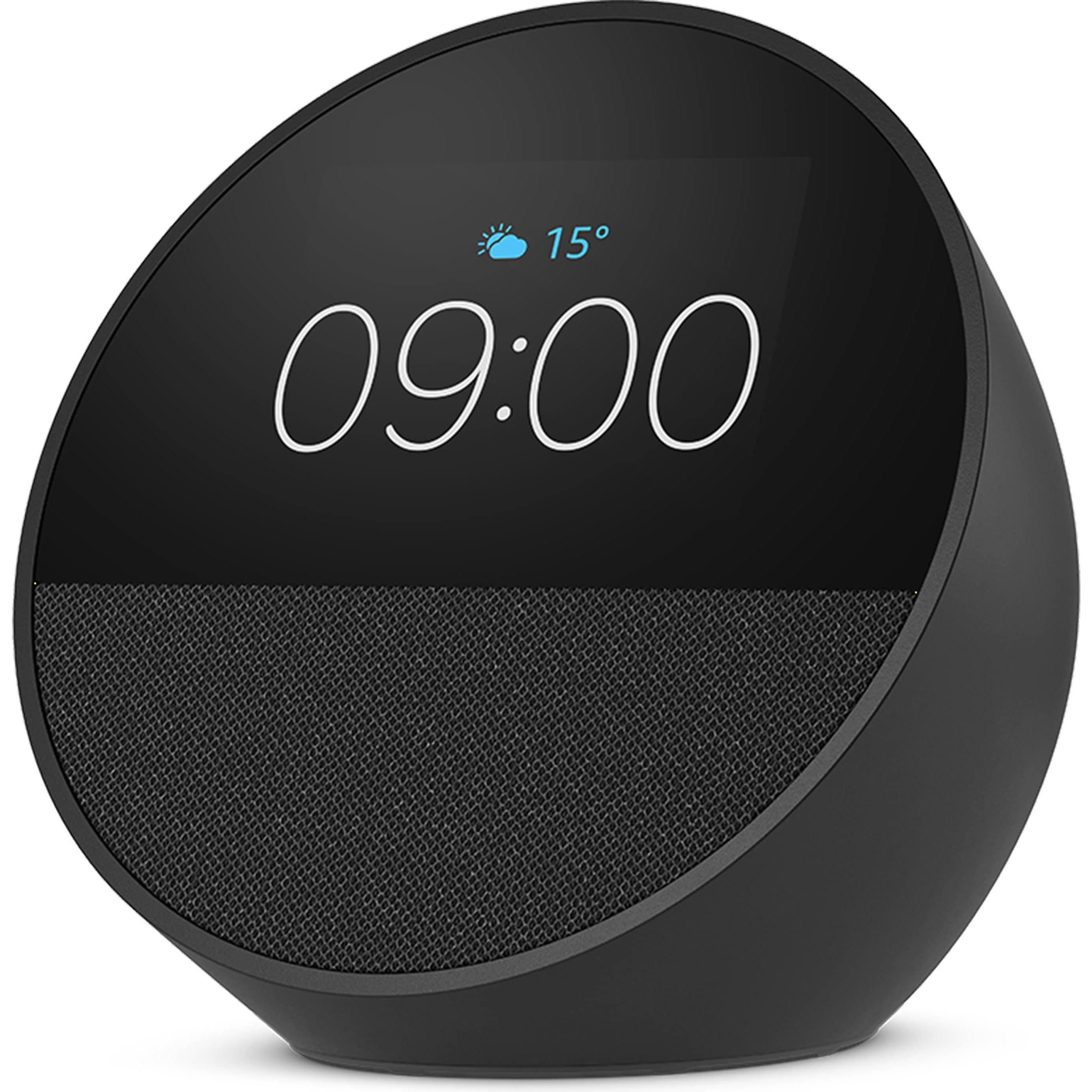 Amazon Echo Spot (2024) (Amazon Alexa), Altoparlante smart, Nero