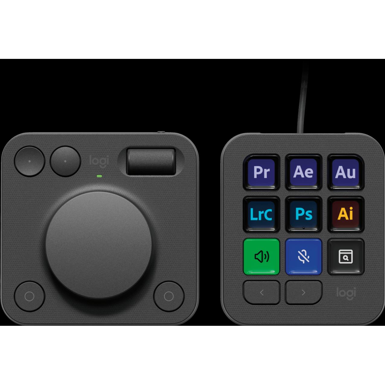Logitech Mx Creative Console (Ohne Tastaturlayout), Tastatur, Grau