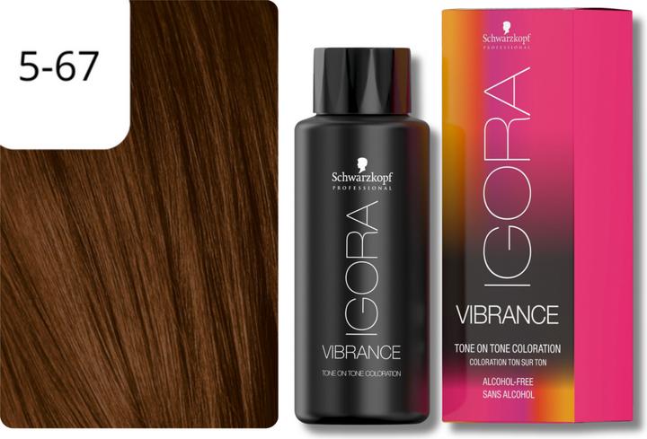 Image du produit Schwarzkopf Professional Coloration pour cheveux IGORA Vibrance NOUVEAU (5-67 Brun clair Chocolat Cuivre cuivré)