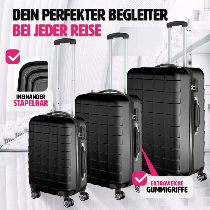 Actual product image tectake Trolley Set of 3 (98 l)