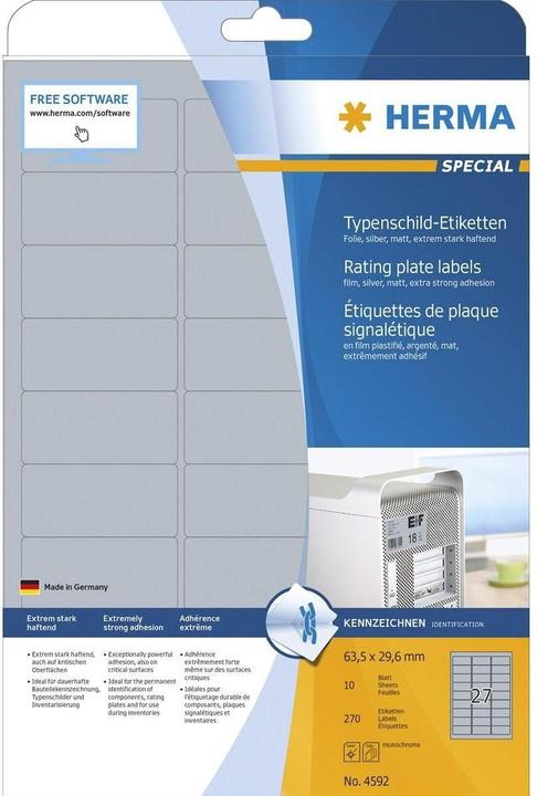 Immagine prodotto HERMA Etichette per targhette A4