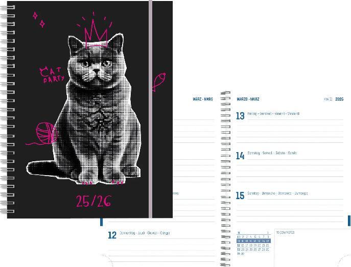 Produktbild Simplex Schüleragenda Touch 25/26 500431.26 1W/2S 17M Cat ML 12x16.5cm (12 x 16.5 cm, Deutsch)