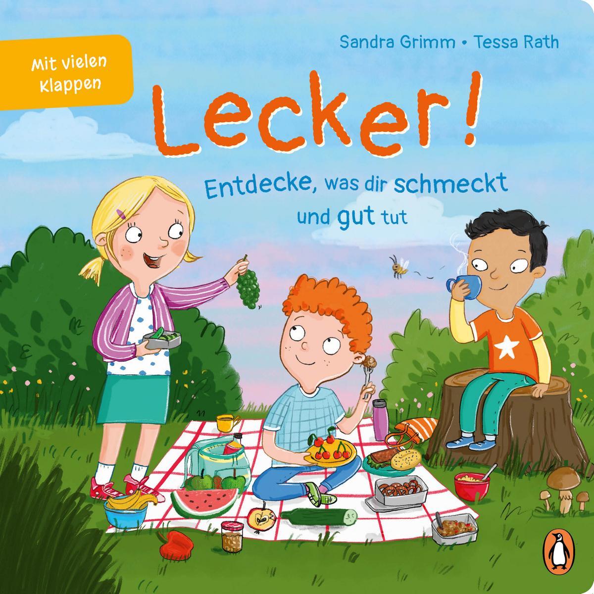 Thumbnail - Lecker! – Entdecke, was dir schmeckt und gut tut, Kinderbücher von Sandra Grimm