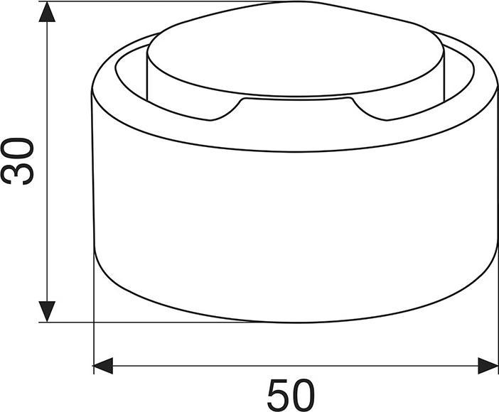 Produktbild Wagner System Bodentürstopper DESIGN (1 Stück, ø 5 cm)