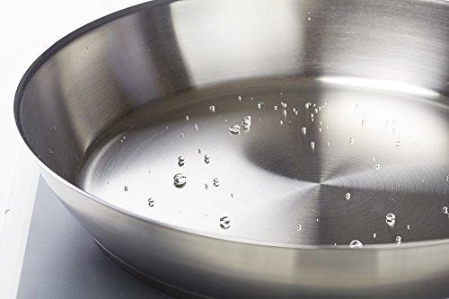 Immagine prodotto WMF Padella in acciaio inox 28 cm Pan Gourmet Plus Induction Non rivestita (28 cm, Padella per friggere, Acciaio inossidabile)
