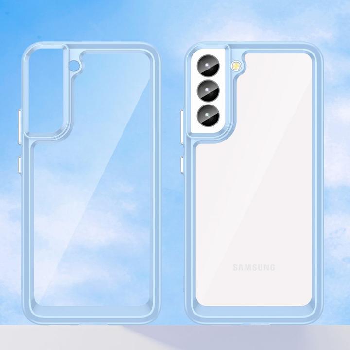 Produktbild Hurtel Outer Space Case für Samsung Galaxy S23 Hülle mit flexiblem Rahmen blau (Samsung Galaxy S23)