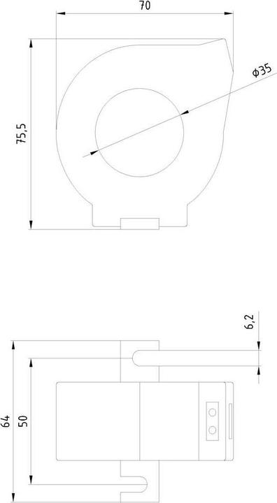 Produktbild Siemens Current Transformer, 35mm, 40A
