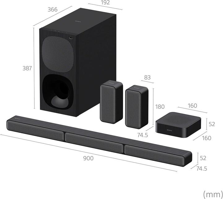 Productafbeelding Sony HT-S40R (600 W, 5.1 kanalen)