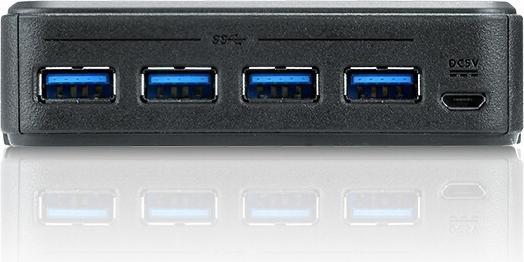 Produktbild Aten USB-Adapter US434 USB - USB schwarz (US434-AT) (USB-A, 4 Ports)