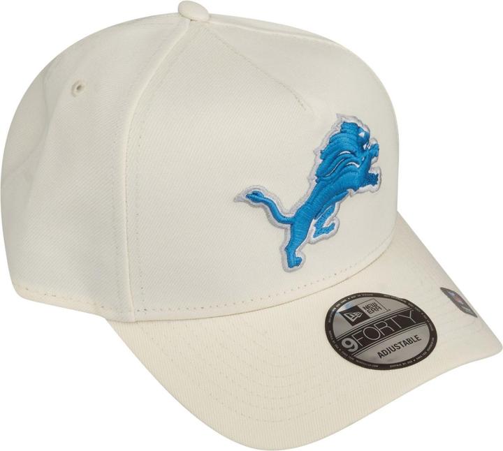 Actual product image New Era 9Forty A-Frame Cap - Detroit Lions chrome white
