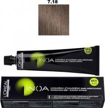 Actual product image L'Oréal Professionnel Inoa (7,18 Middle blonde ash mocha)