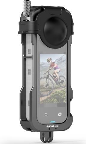 Image du produit Puluz For Insta360 X4 Metal Protective Cage Rig Housing Frame with Lens Cover (Black)