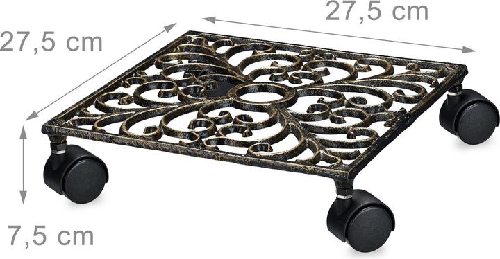 Produktbild Relaxdays Pflanzenroller