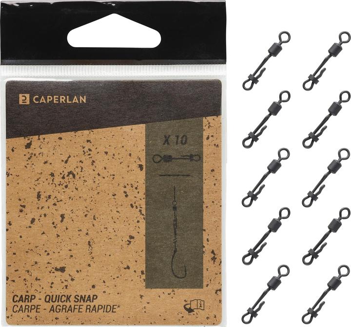 Immagine prodotto Caperlan Girella rapida a scatto Carp Fishing 10 pezzi