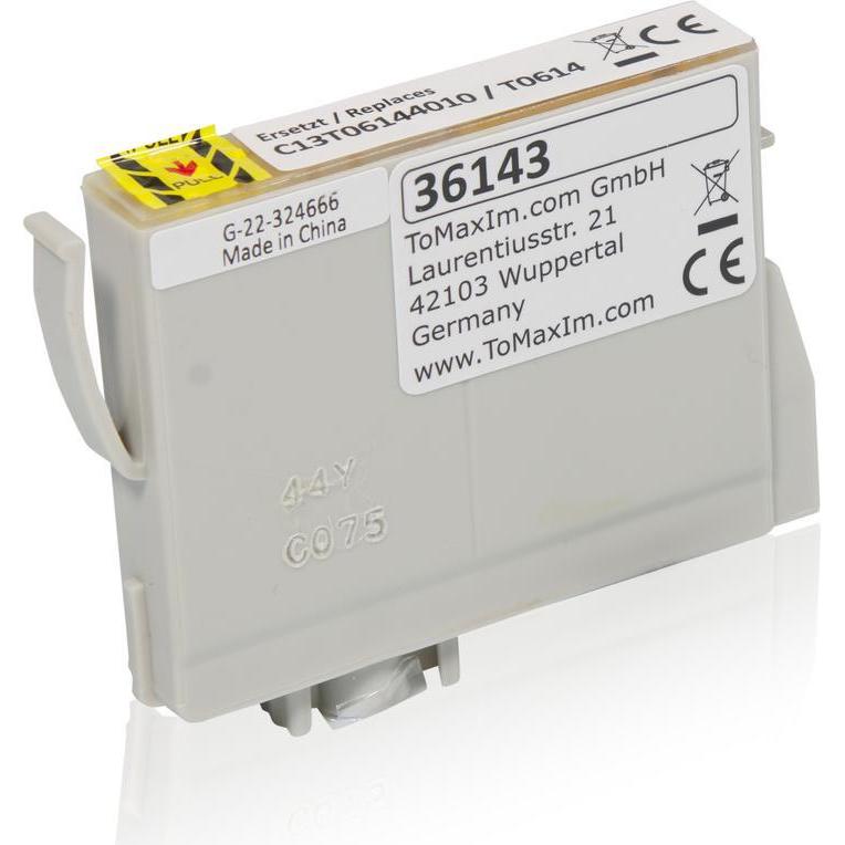 Inkadoo, Druckerpatrone, Druckerpatronen kompatibel zu Epson C13T06144010 / T0614 XL Tintenpatrone, gelb Gelb (Y)