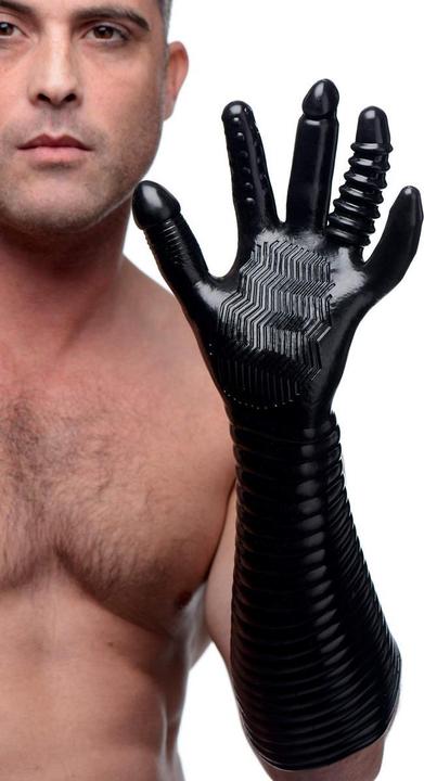Actual product image Master Series Pleasure Fister Textured Fisting Glove