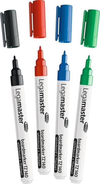 Image du produit Legamaster TZ140 Marqueur pour tableau blanc 4p. (4 x)