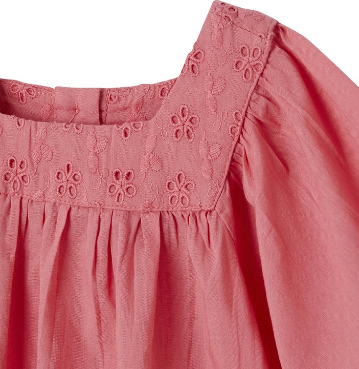 Actual product image Vertbaudet Baby blouse with eyelet embroidery (74)