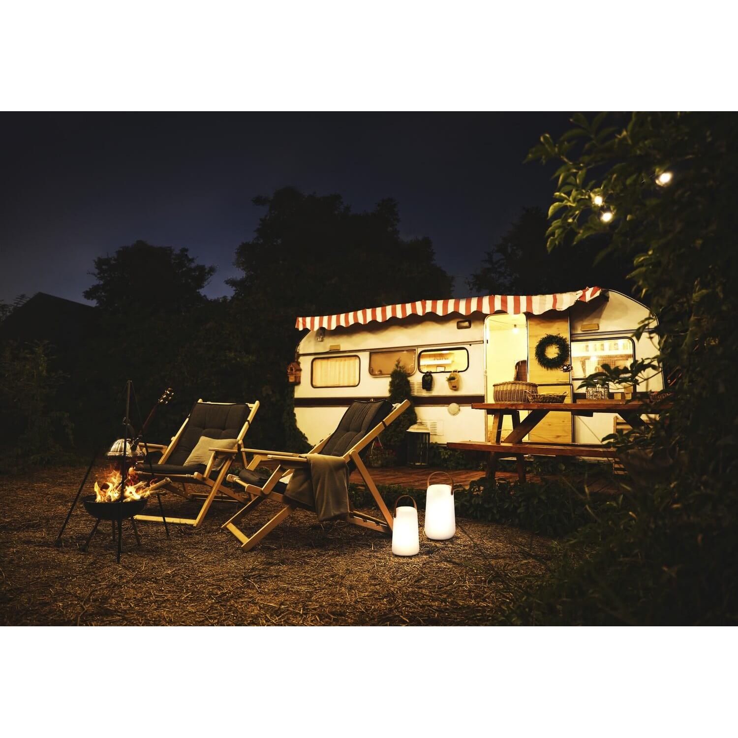 Thumbnail - FHL easy, Gartenbeleuchtung, FHL Collgar LED wiederaufladbare Außenleuchte USB 26cm 0,5W RGB Farbsteuerung dimmbar + Fer...