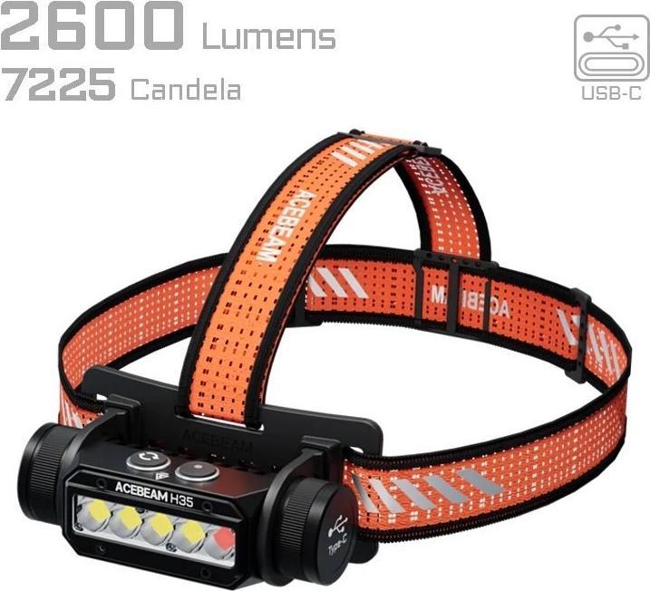 Actual product image AceBeam H35 Taschenlampe (4 cm, 2600 lm)