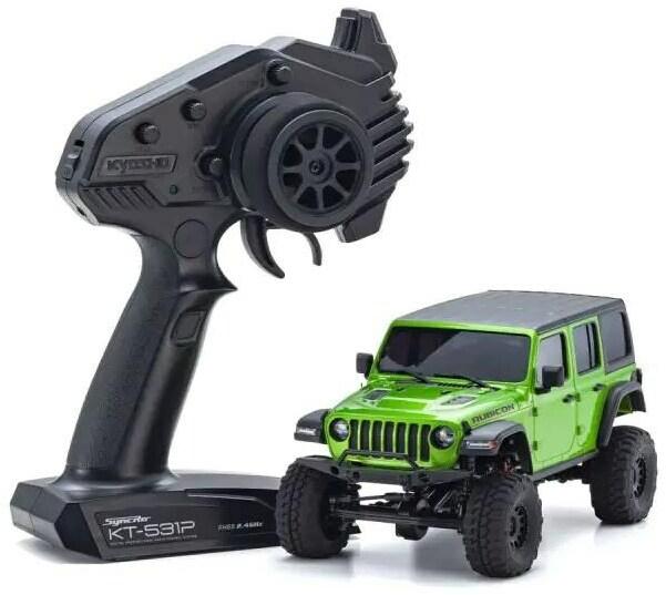 Image du produit Kyosho Scale Crawler Mini-Z Jeep Wrangler Rubicon Mojito ARTR, 1:24 (RTR Prêt à fonctionner)