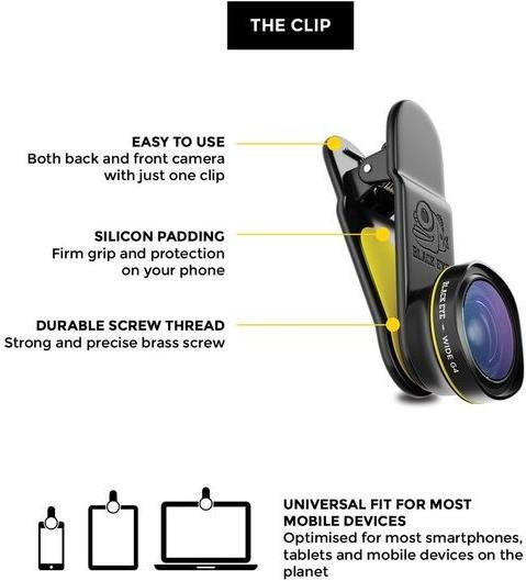 Produktbild Black Eye Travel Kit G4 Objektiv
