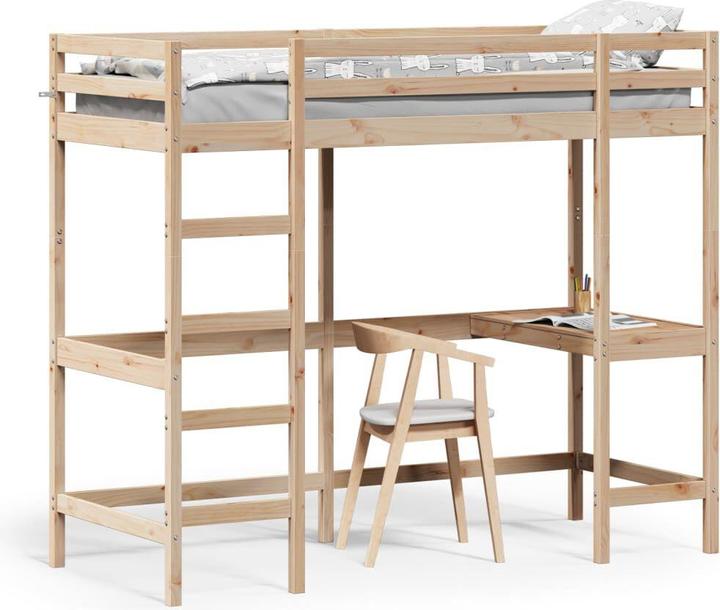 Image du produit vidaXL Lit superposé avec bureau (80 x 200 cm)