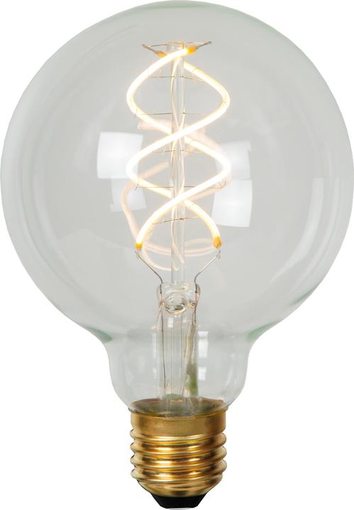Image du produit Lucide G95 - ampoule à filament - Ø 9,5 cm - dim. LED - E27 - 1x5W 2700K - transparent 49032/05/60 (E27, 4.90 W, 460 lm, 1 x, G)