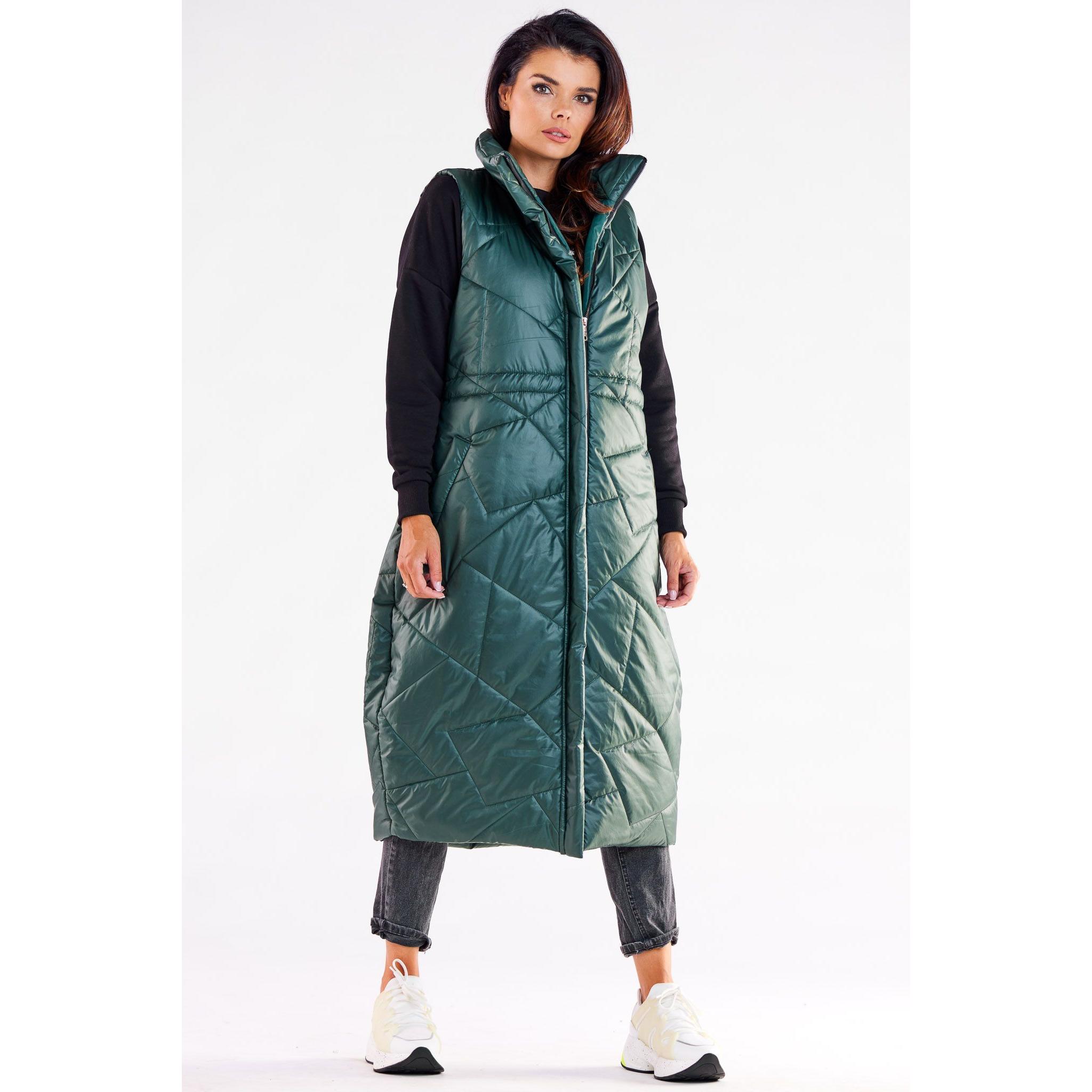 Awama, Damen, Weste, Weste model, Grün, (S, M)