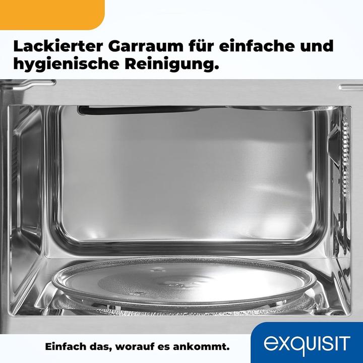 Produktbild Exquisit MW 8925-7 Hsw Arbeitsplatte Solo-Mikrowelle (20 l)
