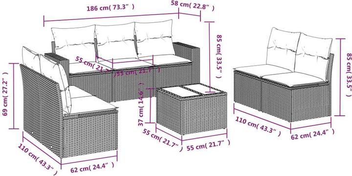 Produktbild vidaXL Daxton