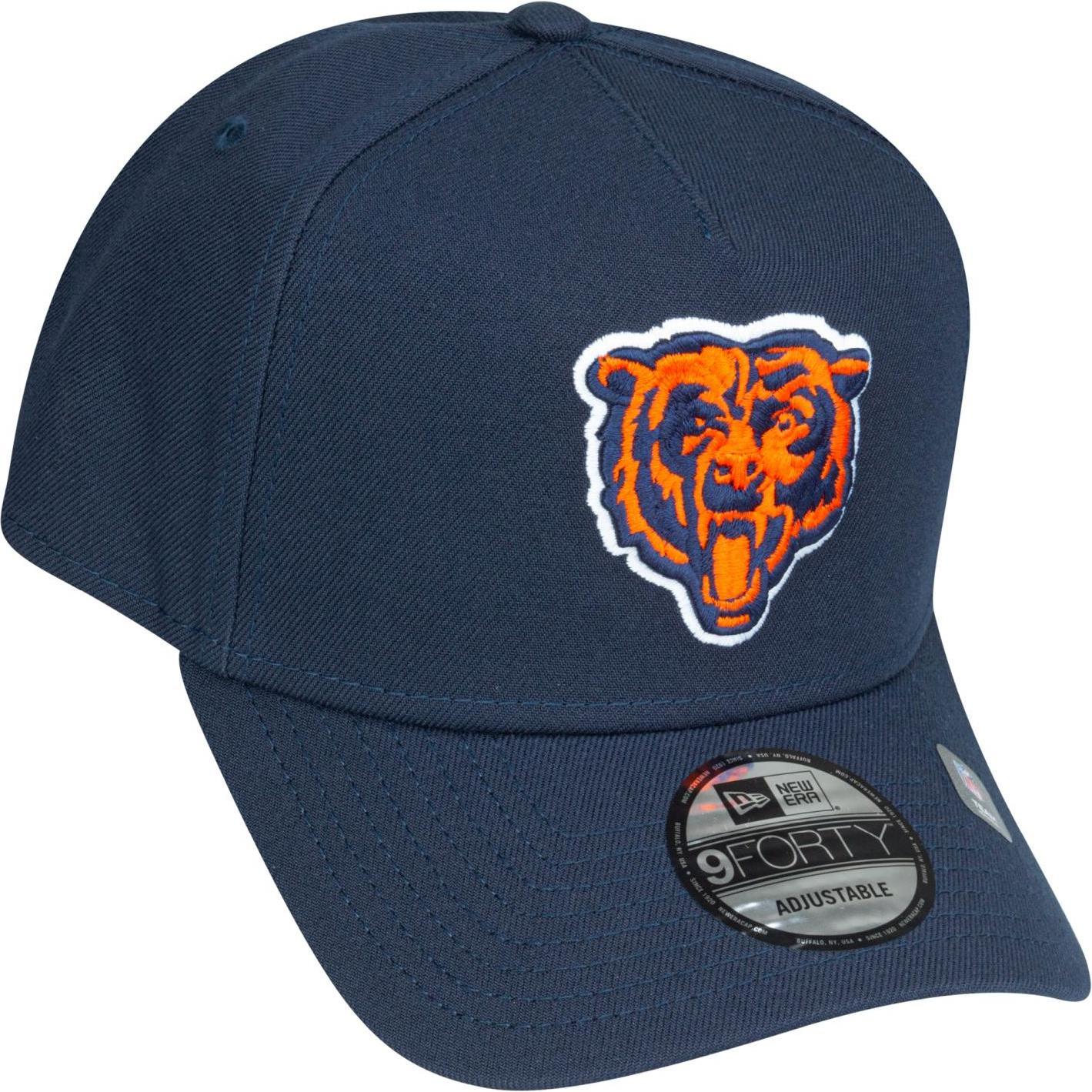 Thumbnail - New Era, Herren, Cap, 9Forty A-Frame Cap - Chicago Bears Head Navy, Blau, (One Size)
