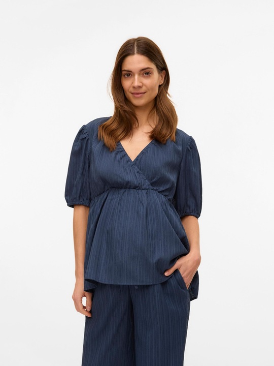 Produktbild Mamalicious Normal geschnitten Rundhals Top Bluse (L)
