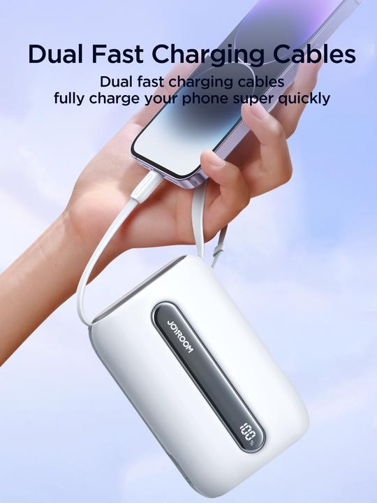 Produktbild Joyroom PowerBank JR-L012 Plus 22.5W 20000mAh (white) (20000 mAh, 22.50 W, 74 Wh)
