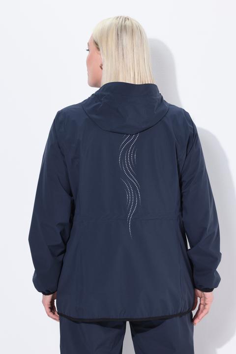 Produktbild Ulla Popken Regenjacke, leicht, Kapuze, wasserdicht, verstaubar (50, 52)