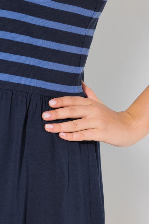 Immagine prodotto Ulla Popken Abito dal taglio svasato e smanicato in jersey a costine con scollo a girocollo (58)