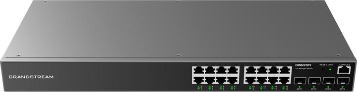Actual product image Grandstream GWN7802, Managed Switch, 16x Gigabit ports, 4x SFP, L2 layer (16 ports)