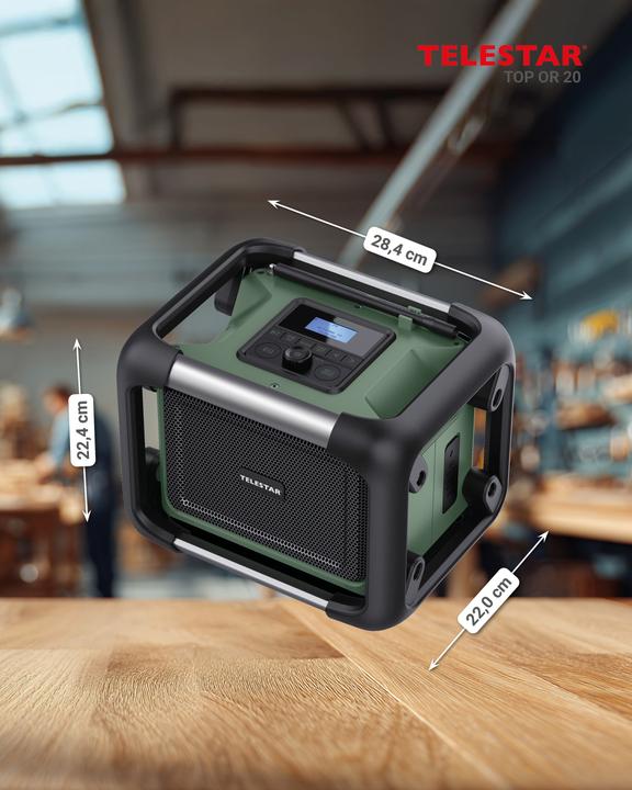 Produktbild Telestar DAB+ Baustellenradio TOP OR 20 (DAB+, FM, Bluetooth)