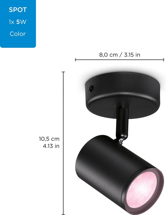 Actual product image WiZ Mounted spots (345 lm, GU10)