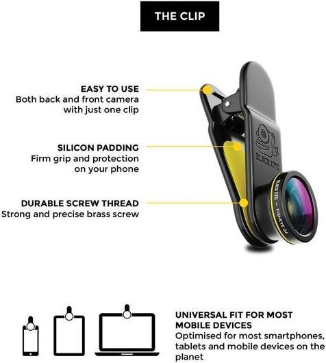 Actual product image Black Eye 3in1 Combo Kit G4 Lens